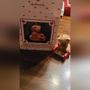Hallmark Keepsake Ornament Baby's Second Christmas 1988 With Original Box